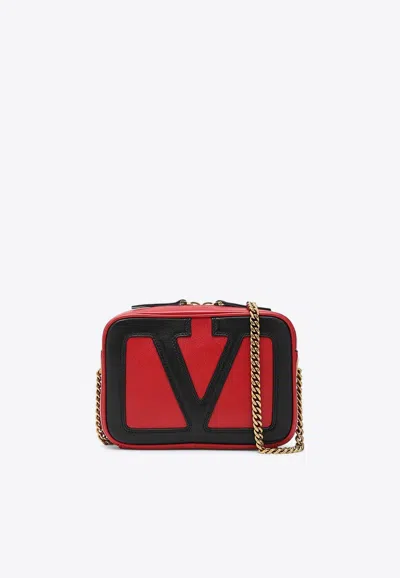 Valentino Garavani Superstar Chain Belt Bag In Red
