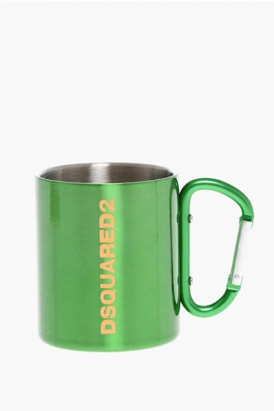 Dsquared2 Solid Color Steel Mug With D-ring Handle Grösse Unica