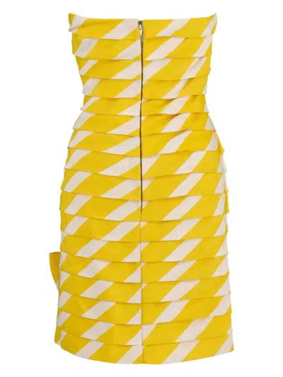 Pre-owned Enrico Coveri Couture Vintage Bow-detail Mini Dress