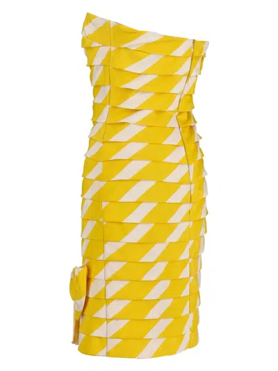 Pre-owned Enrico Coveri Couture Vintage Bow-detail Mini Dress