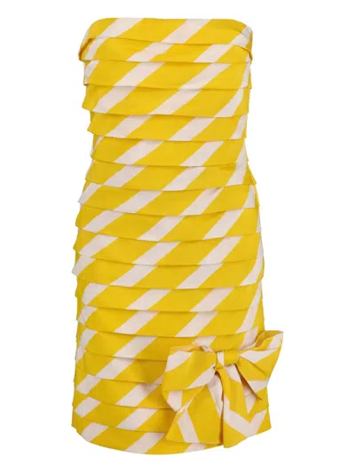 Pre-owned Enrico Coveri Couture Vintage Bow-detail Mini Dress