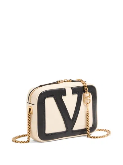 Valentino Garavani Ivory Leather Viva Superstar Handbag In Neutral