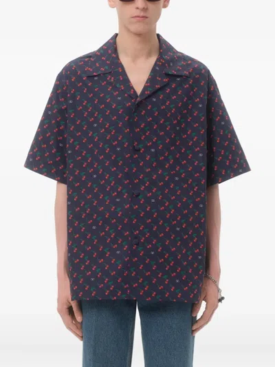Valentino Garavani Bowling Shirt With Cherryfic Print