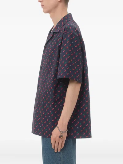 Valentino Garavani Bowling Shirt With Cherryfic Print