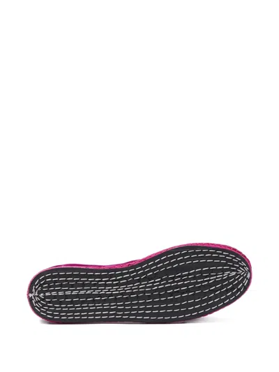 Scarosso Valentina Velvet Flat Shoes In Pink
