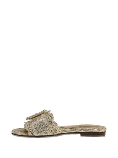 Sam Edelman Bambi Woven Sandals In Brown