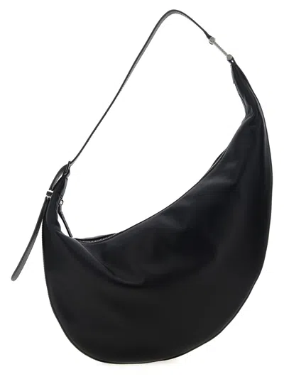 Marni Small Dot Hobo Shoulder Bag In Black
