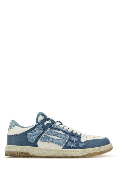 Amiri Low-top Bandana Skel Top Sneakers In Blue