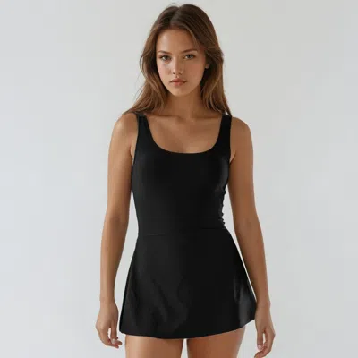 Calypsa Women's Hayley Swim Dress In Black