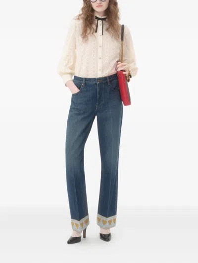 Valentino Garavani Denim Jeans In Blue