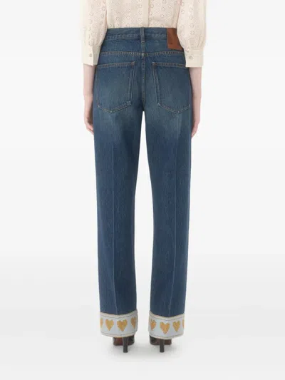 Valentino Garavani Denim Jeans In Blue