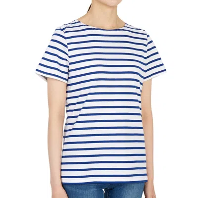 Saint James Striped T-shirt In Blue