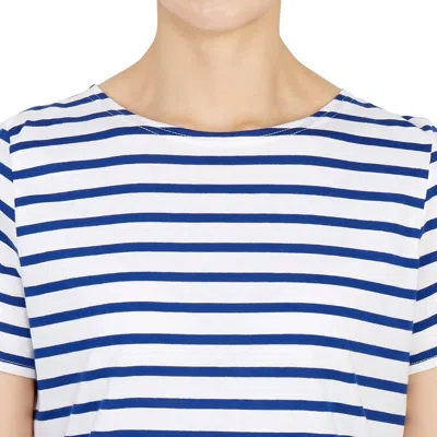 Saint James Striped T-shirt In Blue
