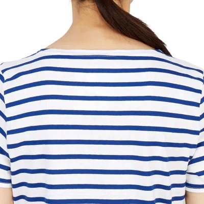 Saint James Striped T-shirt In Blue