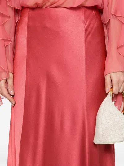 Alberta Ferretti Raspberry Pink Maxi In Pink