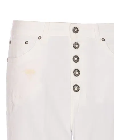 Dondup Koons Gioiello Jeans In White