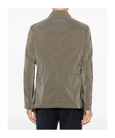 Montecore Lightweight Nylon Jacket With Pointed Collar