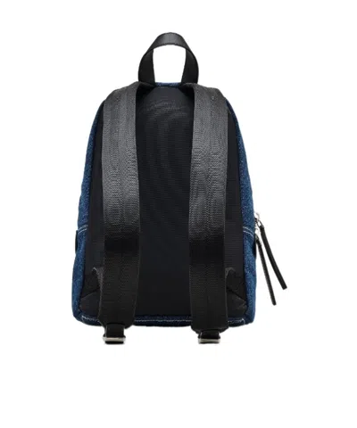 Marc Jacobs Denim Medium Backpack In Blue