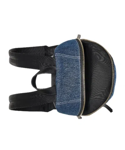 Marc Jacobs Denim Medium Backpack In Blue
