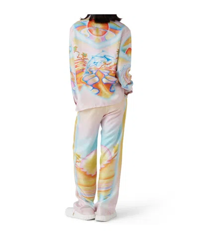 Casablanca "psychedelic Nirvana" Collared Pocket Shirt