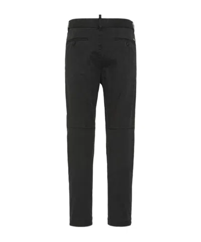 Dsquared2 Cotton Chinos In Black