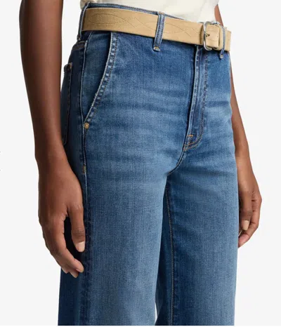 7 For All Mankind Original Tailorless Dark New York Bootcut Jean In Blue