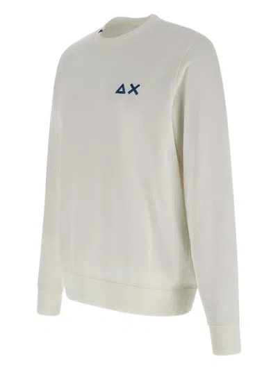 Sun 68 Sweatshirt Basic Fleece Off White