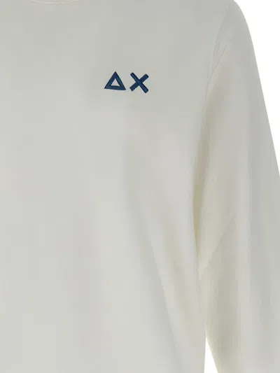 Sun 68 Sweatshirt Basic Fleece Off White