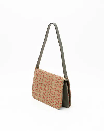 Celine Céline C Macadam Bag In Green