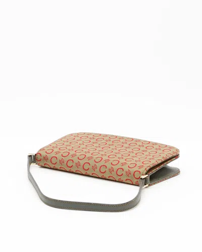 Celine Céline C Macadam Bag In Green