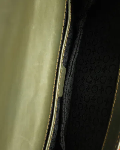 Celine Céline C Macadam Bag In Green