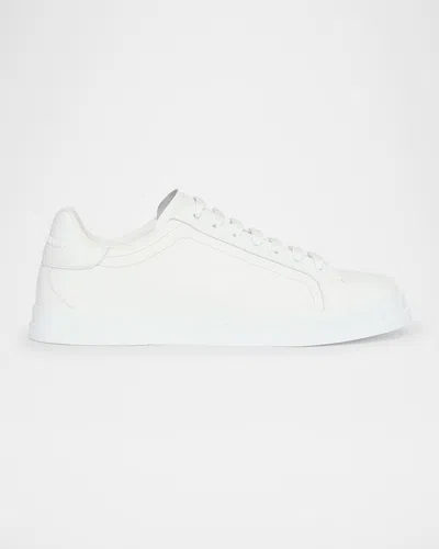 Dolce & Gabbana Portofino Vintage Leather Low-top Sneakers
