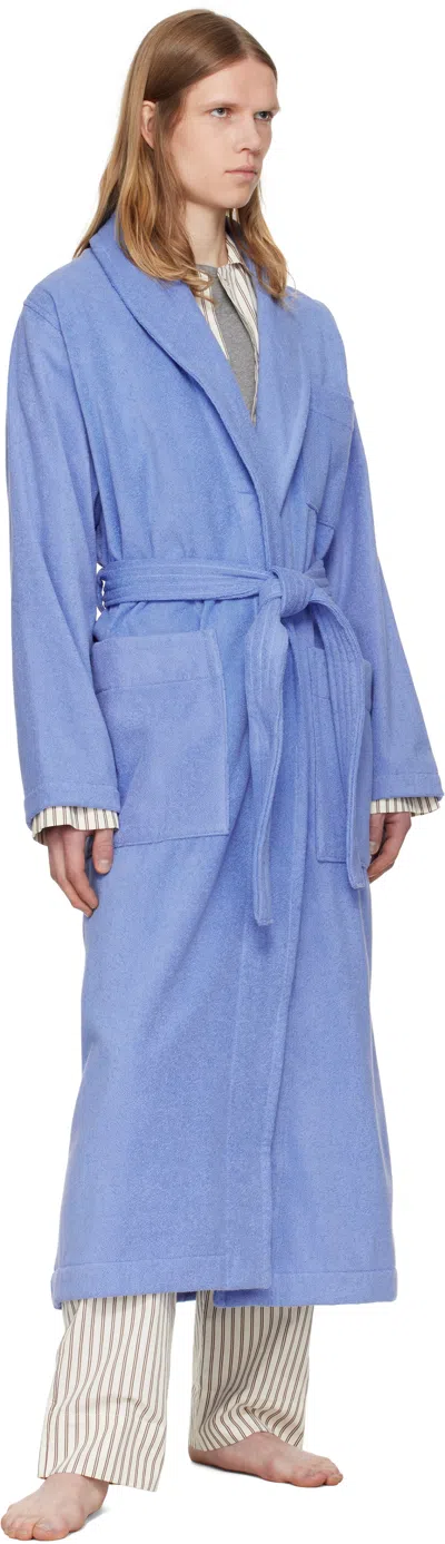 Tekla Blue Classic Bathrobe
