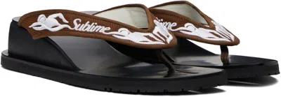 Tory Burch Sublime Wedge Flip-flops In Multi