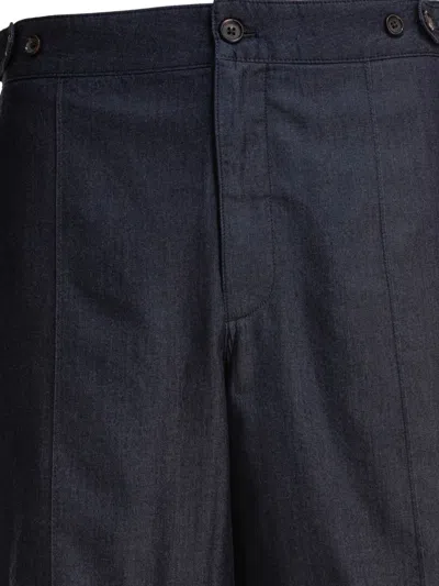 Alexander Mcqueen Tailored Shorts With Back Pockets And Belt Loops