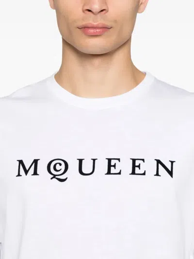 Alexander Mcqueen Logo Cotton T-shirt