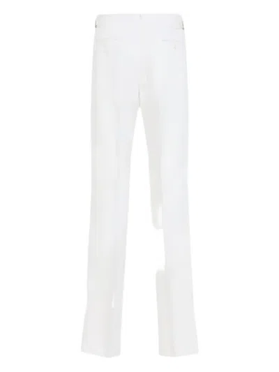 Ralph Lauren Tailored Silk Trousers With Pleated Detailing