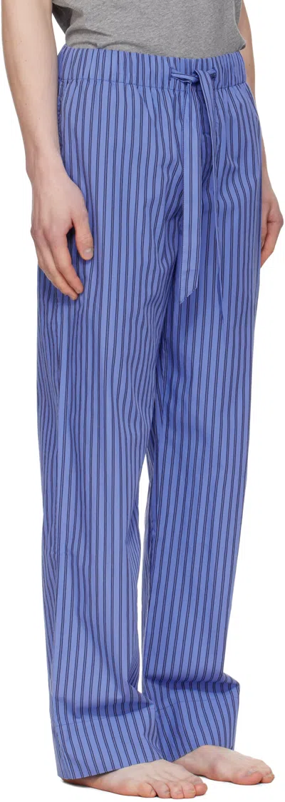 Tekla Striped Poplin Pajama Pants