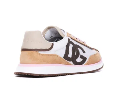Dolce & Gabbana White Calf Leather Sneakers. Brown Calf Leather Sneakers