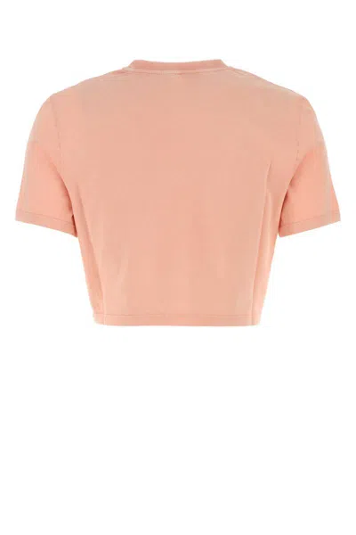 Fendi Women Pink Cotton T-shirt