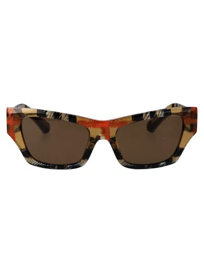 Burberry Check Pattern Sunglasses