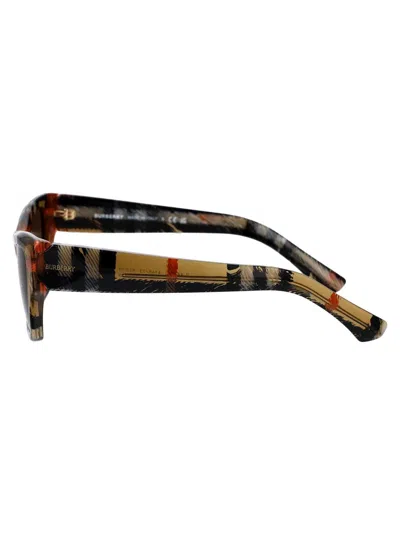 Burberry Check Pattern Sunglasses