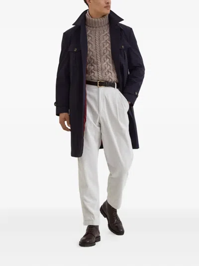 Brunello Cucinelli Redingote Mantel