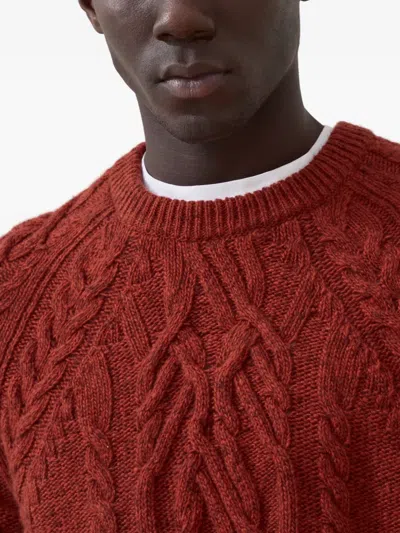 Brunello Cucinelli Pullover Mit Zopfmuster