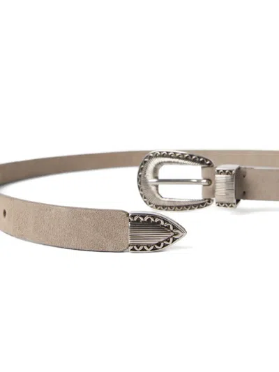 Brunello Cucinelli Reversed Leather Belt
