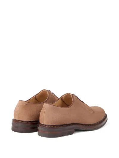 Brunello Cucinelli Neutrals Trainers Men In Brown