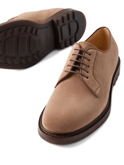 Brunello Cucinelli Neutrals Trainers Men In Brown