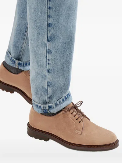 Brunello Cucinelli Neutrals Trainers Men In Brown