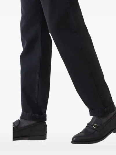 Brunello Cucinelli Suede Penny Loafers With Round Toe And Buckle