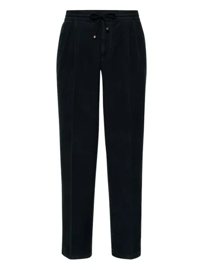 Brunello Cucinelli Linen Pants In Black